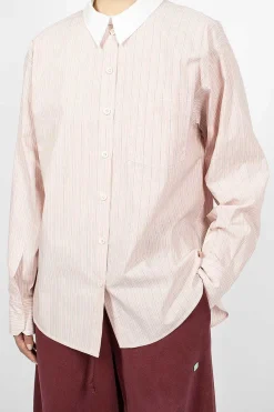 Acne Studios Reverse Shirt Pink Stripe| Shirts