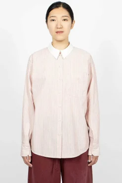 Acne Studios Reverse Shirt Pink Stripe| Shirts