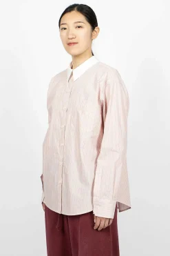 Acne Studios Reverse Shirt Pink Stripe| Shirts