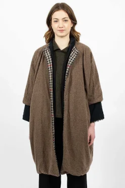 Daniela Gregis Reversible Cashmere Coat Abete| Outerwear