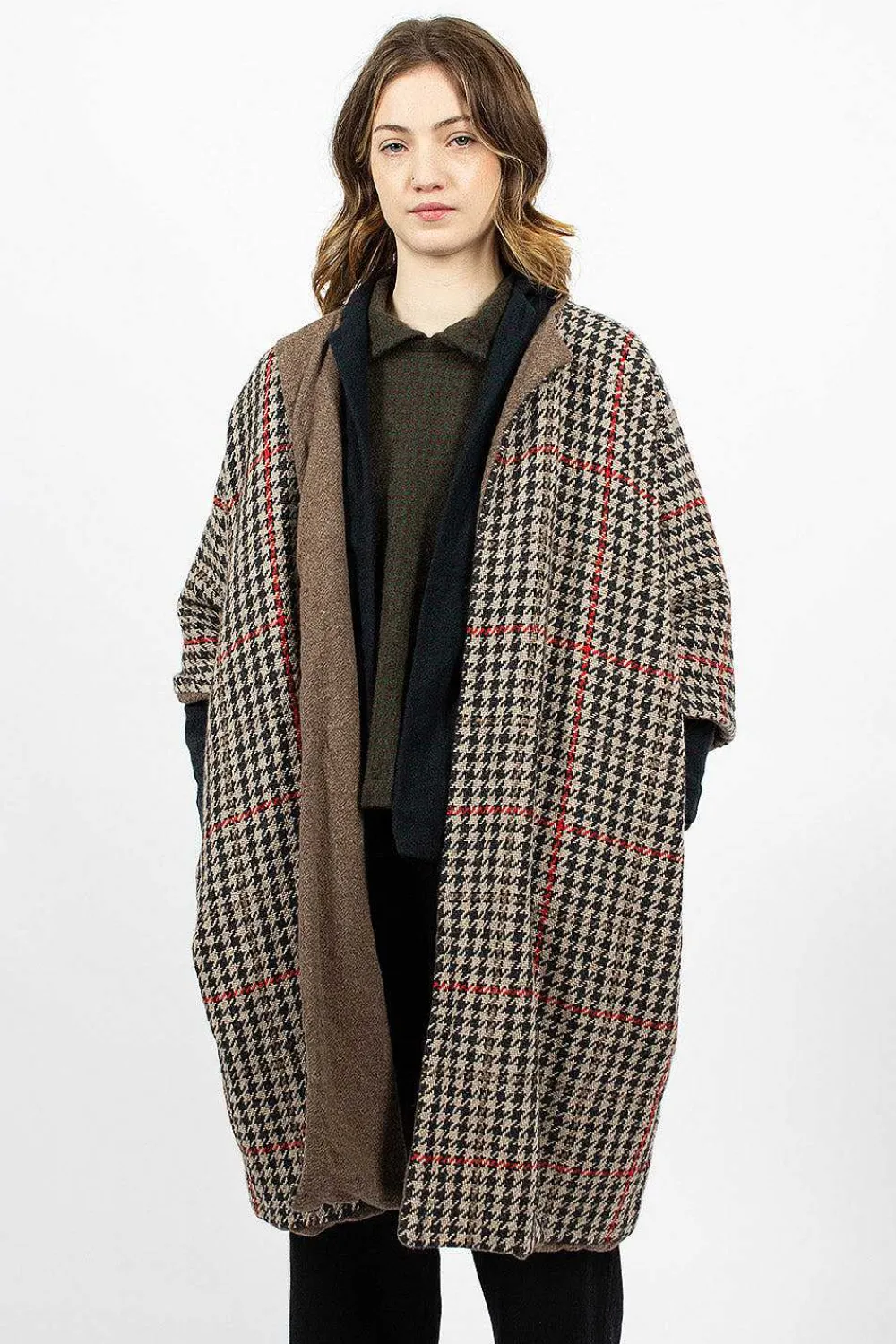 Daniela Gregis Reversible Cashmere Coat Abete| Outerwear