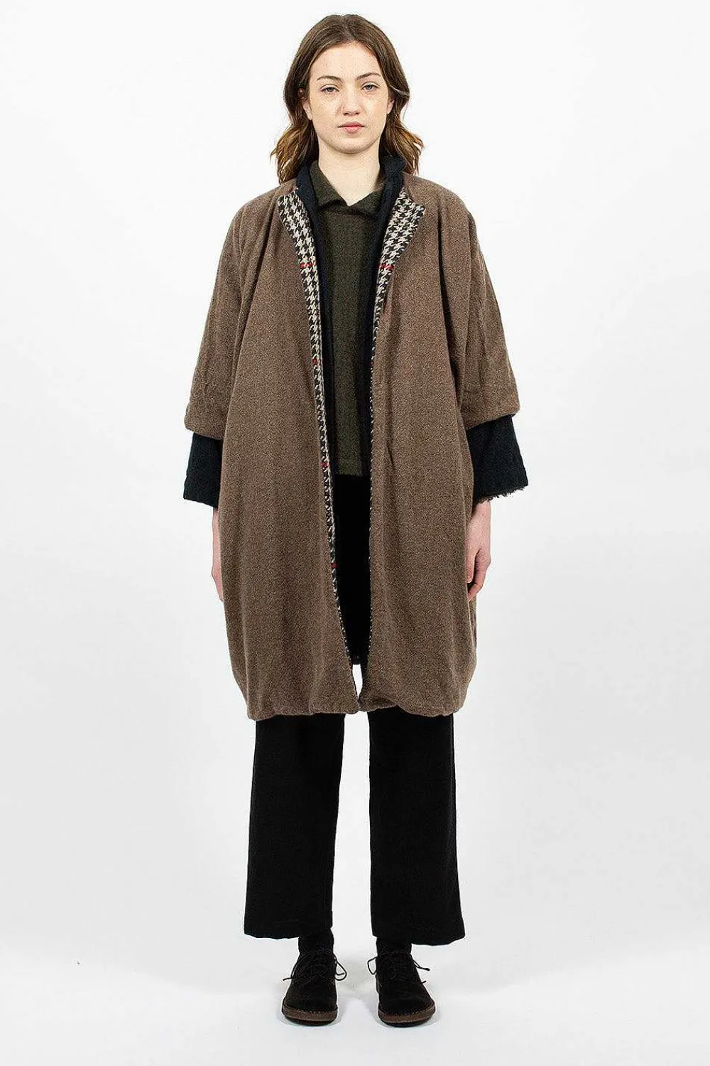 Daniela Gregis Reversible Cashmere Coat Abete| Outerwear