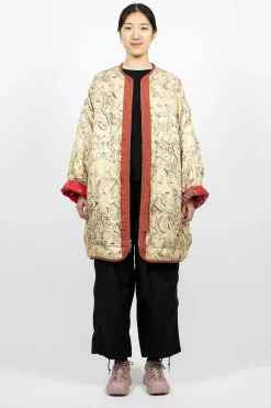 VISVIM Reversible Liner Coat Bandana Red| Outerwear