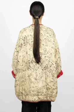 VISVIM Reversible Liner Coat Bandana Red| Outerwear