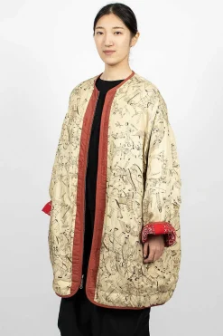 VISVIM Reversible Liner Coat Bandana Red| Bandanas