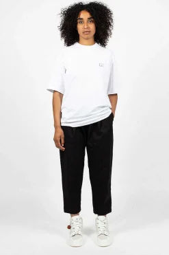 Acne Studios Rhinestone Face Tee Optic White| Tops