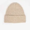 Acne Studios Ribbed Beanie Light Taupe| Hats