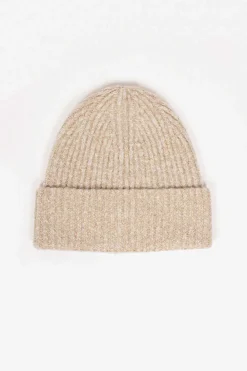 Acne Studios Ribbed Beanie Light Taupe| Hats
