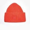 Acne Studios Ribbed Knit Beanie Sharp Red| Hats