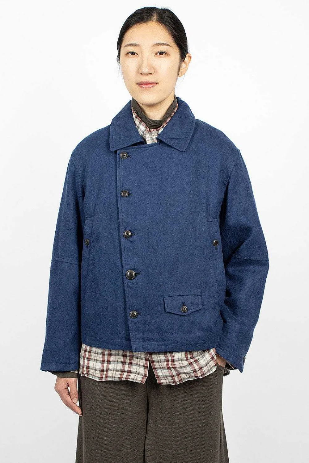 Vlas Blomme Riders Jacket Blue| Outerwear