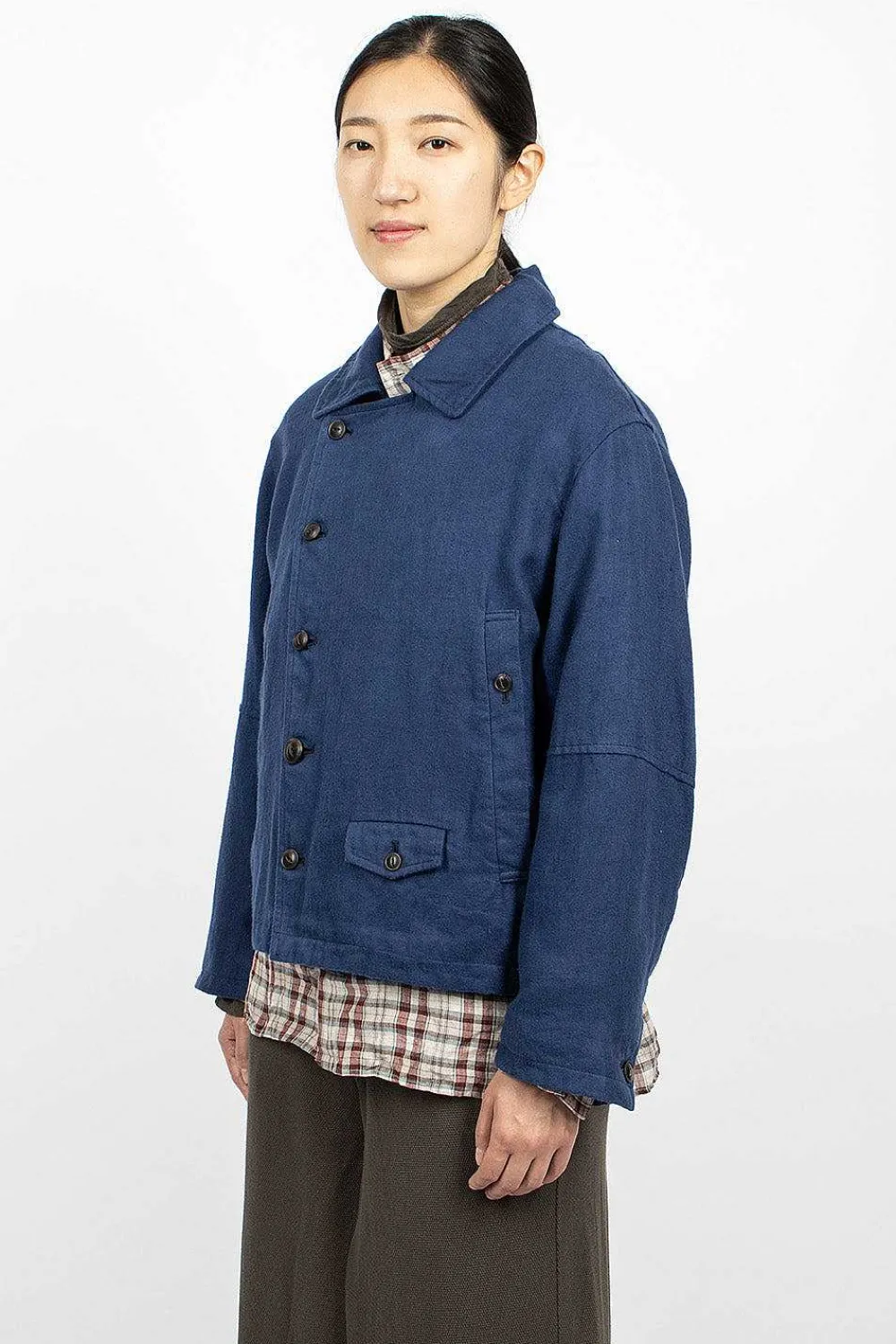 Vlas Blomme Riders Jacket Blue| Outerwear