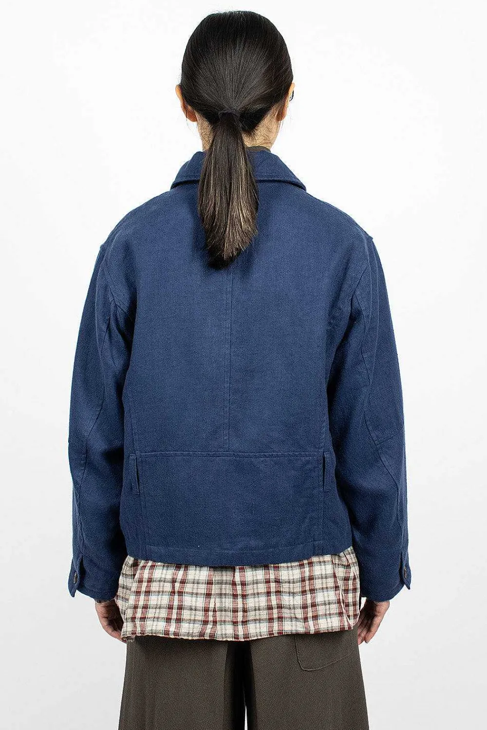 Vlas Blomme Riders Jacket Blue| Outerwear