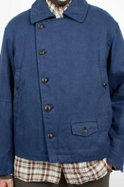 Vlas Blomme Riders Jacket Blue| Outerwear