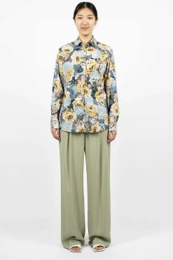 Dries Van Noten Rose Shirt Mauve| Shirts