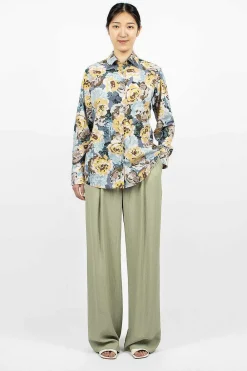 Dries Van Noten Rose Shirt Mauve| Shirts