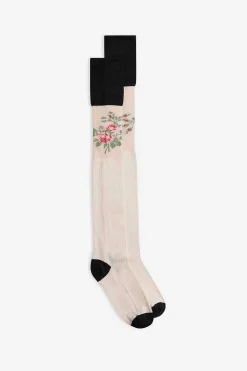 Simone Rocha Rosebud Jacquard Socks| Tights & Socks