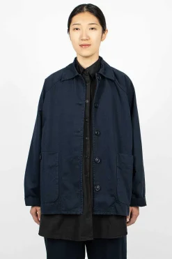 Casey Casey Rotty Jacket Navy Twill| Outerwear