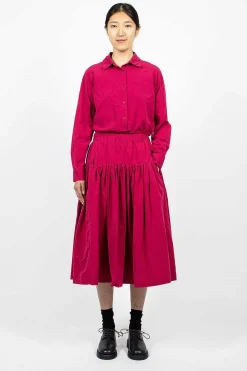 Casey Casey Rouchetine Skirt Raspberry| Skirts
