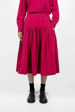 Casey Casey Rouchetine Skirt Raspberry| Skirts