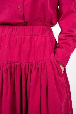 Casey Casey Rouchetine Skirt Raspberry| Skirts