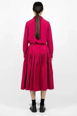 Casey Casey Rouchetine Skirt Raspberry| Skirts