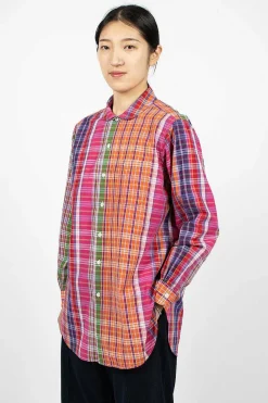 Engineered Garments FWK Rounded Collar Shirt Multi| Shirts