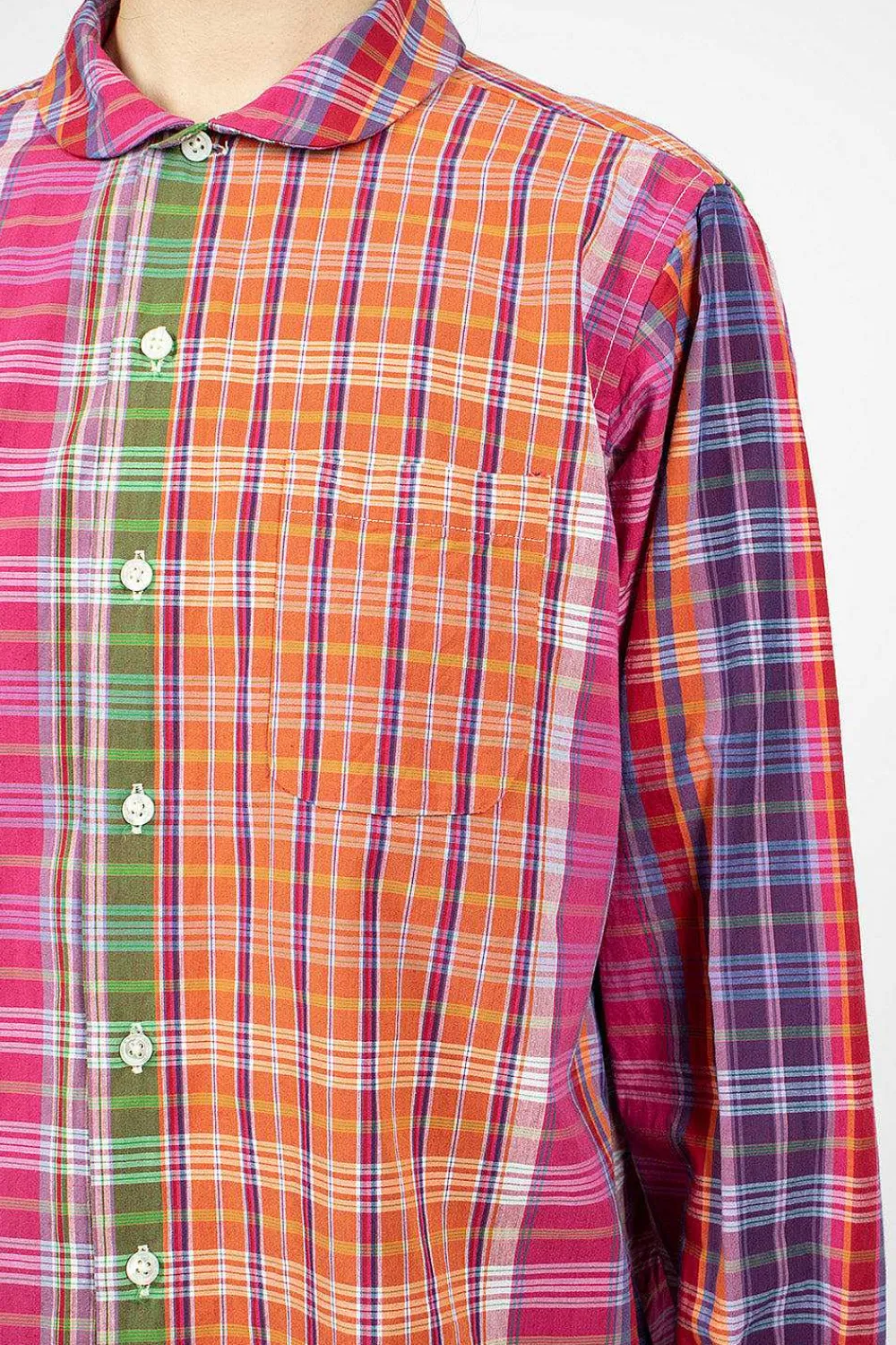 Engineered Garments FWK Rounded Collar Shirt Multi| Shirts