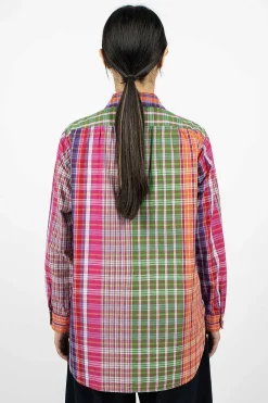 Engineered Garments FWK Rounded Collar Shirt Multi| Tops