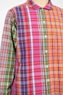 Engineered Garments FWK Rounded Collar Shirt Multi| Tops