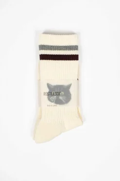 Rostersox Rs-277 Cat Socks Wine| Tights & Socks