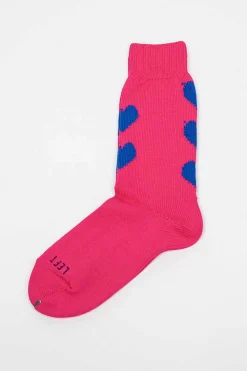 Rostersox Rs-63 Heart Socks Pink| Tights & Socks