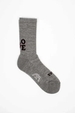 Rostersox Rs-276 Love Socks Grey| Tights & Socks