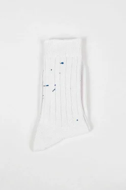 Rostersox Rs-202 Paint Socks White/Blue| Tights & Socks