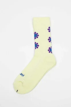 Rostersox Rs-195 Peace Socks Yellow| Tights & Socks