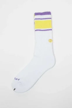 Rostersox Rs-219 Stripe Socks Purple| Tights & Socks