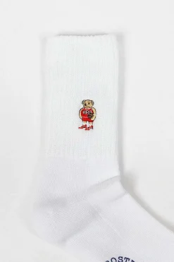 Rostersox Rs-198 Team Bear Socks White| Tights & Socks