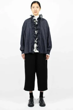 Toujours Ruffle Shirt 6.5Oz Denim| Shirts