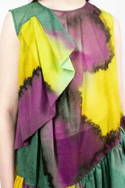 Dries Van Noten Ruffle Top Yellow Dye| Tops