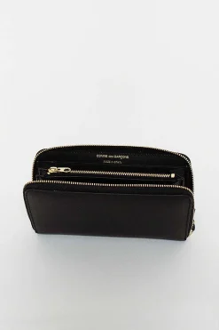 Comme des Garçons Wallets Sa0111 Classic Compartment Leather Purse Black| Wallets