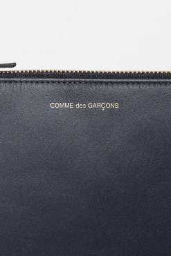 Comme des Garçons Wallets Sa5100 Classic Leather Pouch Navy| Wallets
