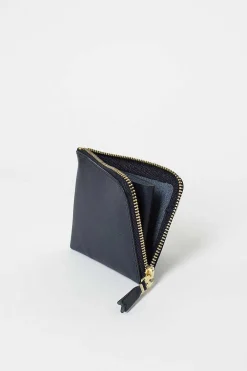 Comme des Garçons Wallets Sa3100 Leather Coin Purse Navy| Wallets