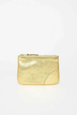 Comme des Garçons Wallets Sa8100G Zip Top Purse Gold| Wallets