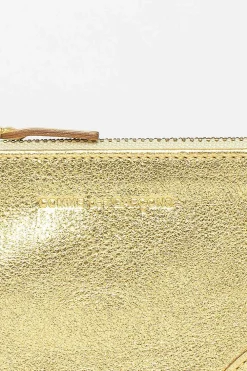 Comme des Garçons Wallets Sa8100G Zip Top Purse Gold| Wallets