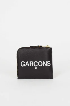 Comme des Garçons Wallets Sa3100Hl Black Huge Logo Wallet| Wallets
