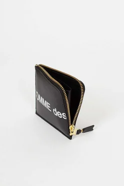 Comme des Garçons Wallets Sa3100Hl Black Huge Logo Wallet| Wallets