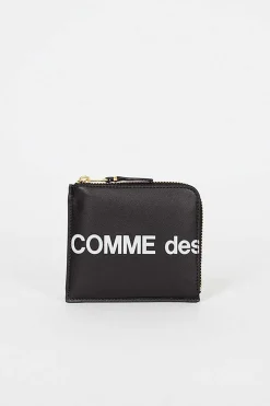 Comme des Garçons Wallets Sa3100Hl Black Huge Logo Wallet| Wallets