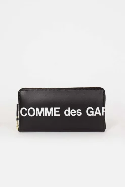 Comme des Garçons Wallets Sa0110Hl Black Huge Logo Wallet| Wallets