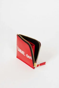 Comme des Garçons Wallets Sa3100Hl Red Huge Logo Wallet| Wallets