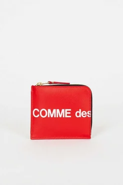 Comme des Garçons Wallets Sa3100Hl Red Huge Logo Wallet| Wallets