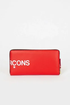 Comme des Garçons Wallets Sa0110Hl Red Huge Logo Wallet| Wallets